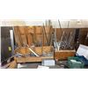 Image 1 : SECTION OF ASSORTED SIZE ALUMINUM BARS, RODS, PANELS & MORE *MUST TAKE ALL*