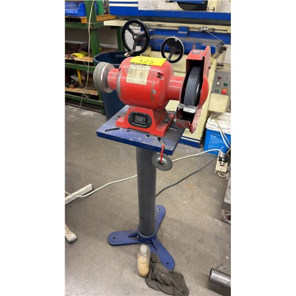 FORCE INTERNATIONAL BENCH GRINDER ON METAL STAND