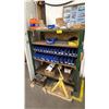 Image 1 : 5-TIER STEEL SHELVING UNIT WITH ASSORTED CONTENTS INCLUDING; HARDWARE, PIPE JACK, HAND CLEANER &