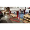 Image 1 : PORTABLE STEEL 2-TIER PACKAGING BUBBLE WRAP ROLLER CART