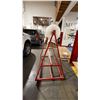 Image 2 : PORTABLE STEEL 2-TIER PACKAGING BUBBLE WRAP ROLLER CART