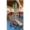 Image 2 : FEATHERLITE 8FT ALUMINUM STEP LADDER, 2FT ALUMINUM STEP BENCH, MECHANICS CHAIR & 2 WHEEL DOLLY