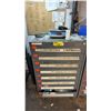 Image 1 : 8-DRAWER METAL TOOLBOX WITH ASSORTED CONTENTS