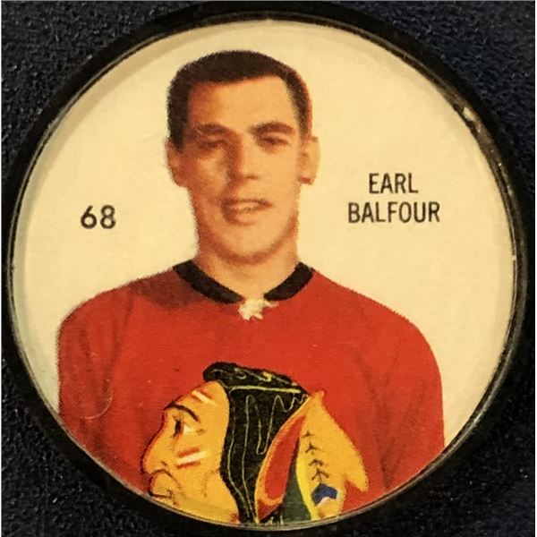 1960-61 SHIRRIFF NHL COIN - EARL BALFOUR