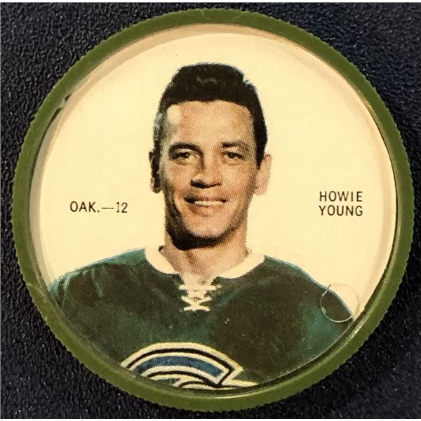 1968-69 SHIRRIFF NHL COIN - HOWIE YOUNG