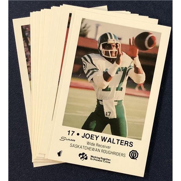 1982 SASKATCHEWAN ROUGHRIDERS (CFL) POLICE SET