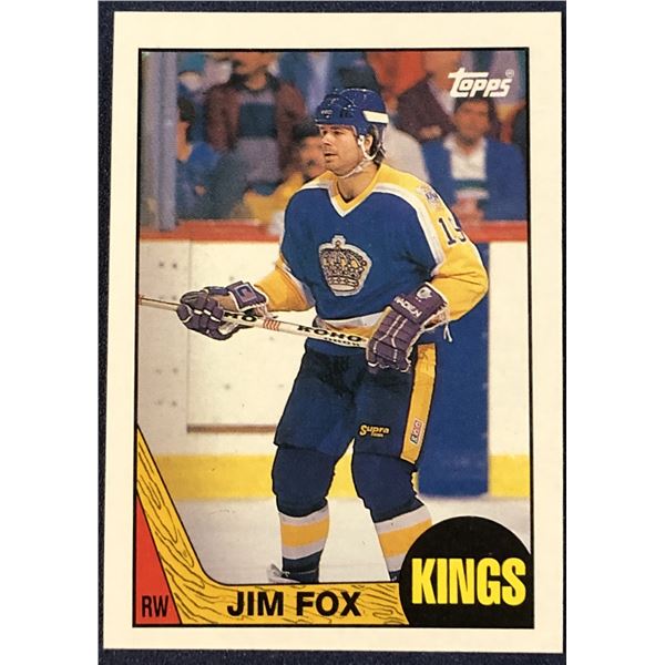 1987-88 TOPPS HOCKEY JIM FOX