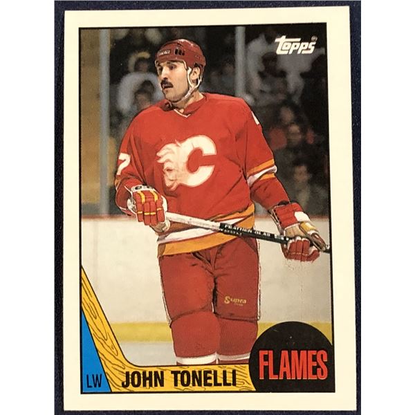 1987-88 TOPPS HOCKEY JOHN TONELLI