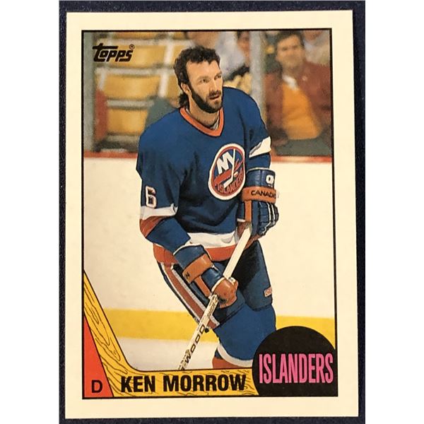 1987-88 TOPPS HOCKEY KEN MORROW