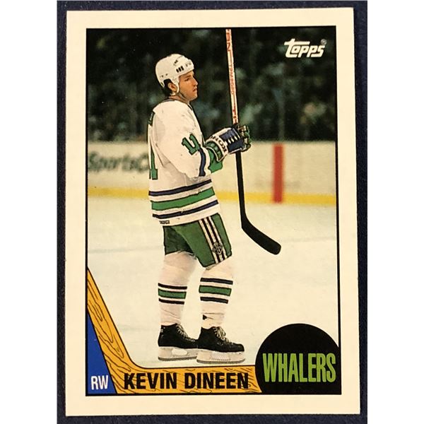1987-88 TOPPS HOCKEY KEVIN DINEEN