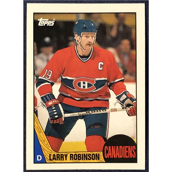 1987-88 TOPPS HOCKEY LARRY ROBINSON (HOF)
