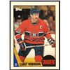 Image 1 : 1987-88 TOPPS HOCKEY LARRY ROBINSON (HOF)