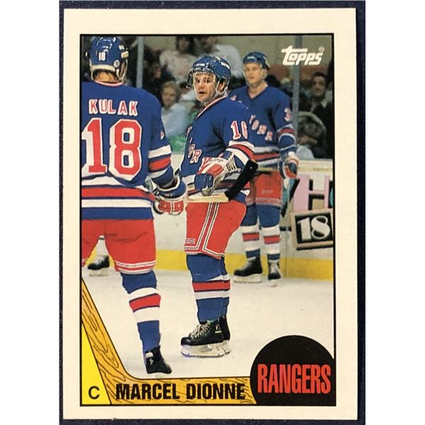 1987-88 TOPPS HOCKEY MARCEL DIONNE (HOF)