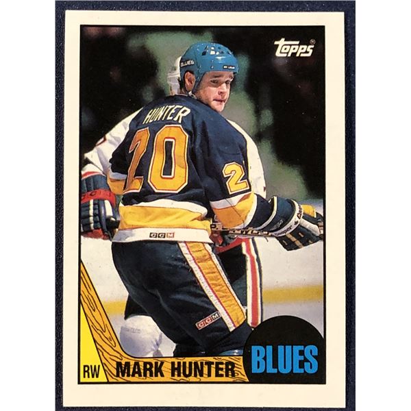 1987-88 TOPPS HOCKEY MARK HUNTER
