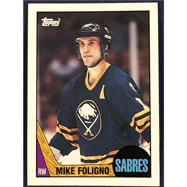 1987-88 TOPPS HOCKEY MIKE FOLIGNO