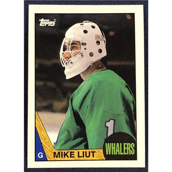 1987-88 TOPPS HOCKEY MIKE LIUT