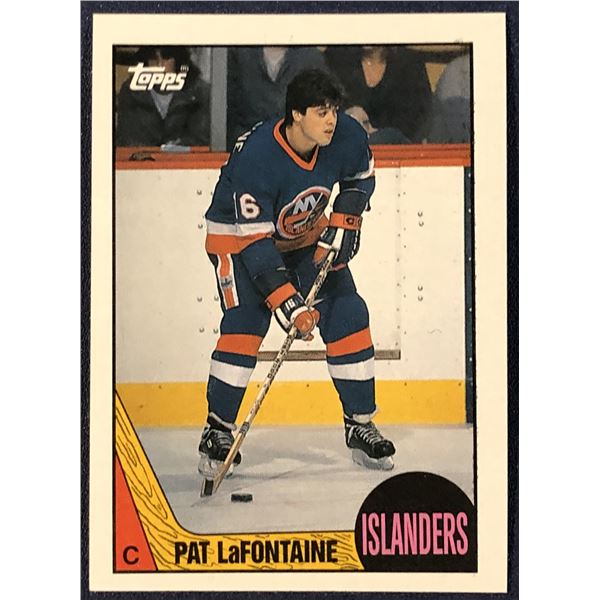 1987-88 TOPPS HOCKEY PAT LaFONTAINE (HOF)
