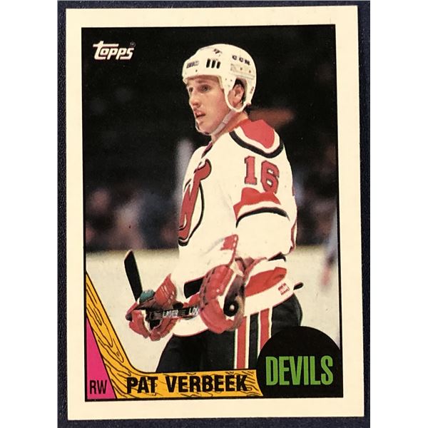 1987-88 TOPPS HOCKEY PAT VERBEEK