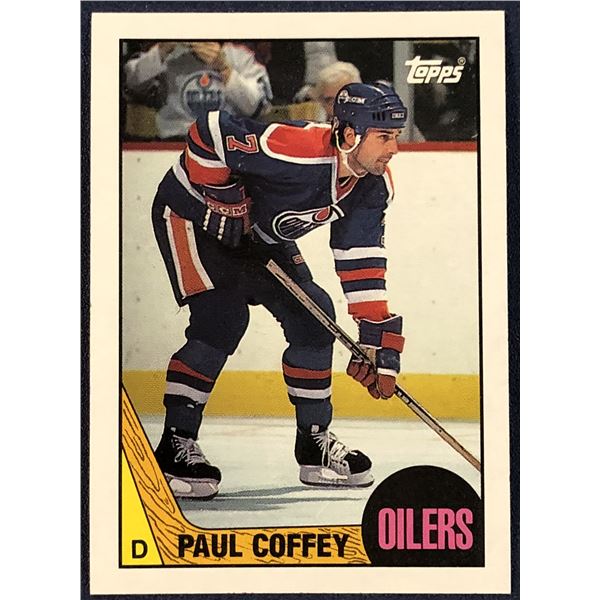1987-88 TOPPS HOCKEY PAUL COFFEY (HOF)
