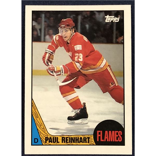 1987-88 TOPPS HOCKEY PAUL REINHART
