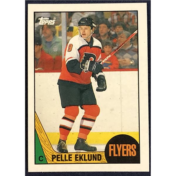 1987-88 TOPPS HOCKEY PELLE EKLUND