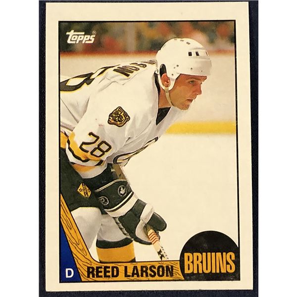 1987-88 TOPPS HOCKEY REED LARSON