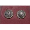 Image 1 : .75 Carat Total Weight Diamond Earrings