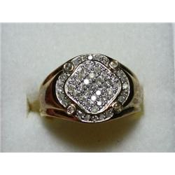 Gent's 1.05 Carat Total Weight Diamond Ring