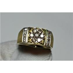Gent's 1.00 Carat Total Weight Diamond Ring