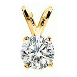 0.33 Cts. Diamond Pendant 14KY