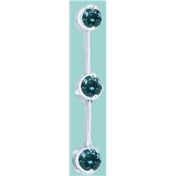 0.25 Cts Blue Diamond Pendant 18KW