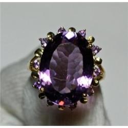 Amethyst Ring - 12.05 Carat Total Weight
