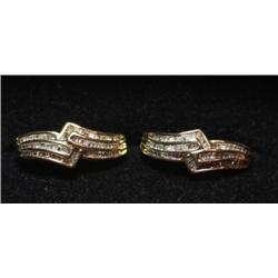 1.00 Carat Total Weight Diamond Earrings