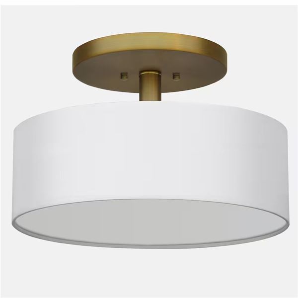 Whitfield Lighting Modena 3 Light Semi Flush NG Model # SF1605-PWNG $131/ea