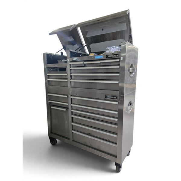 Craftsman Stainless Steel Rolling Tool Cabinet, H63" x W53"