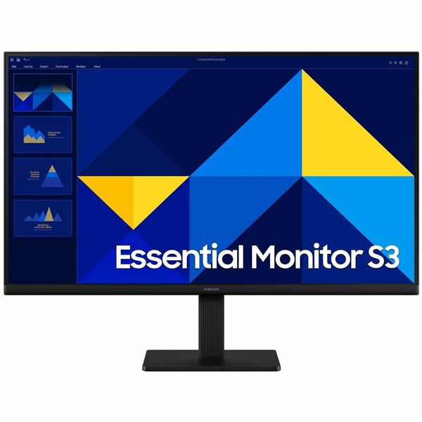 Open Box - Samsung Essential 27" Monitor - 100Hz Full HD - Model: S3
