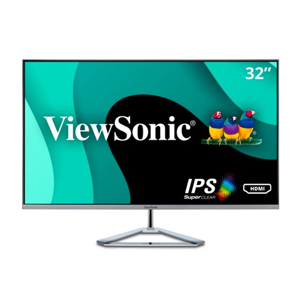 Open Box - ViewSonic 32" Monitor - 75Hz Full HD - Model: VX3276-mhd - Missing Stand & HDMI