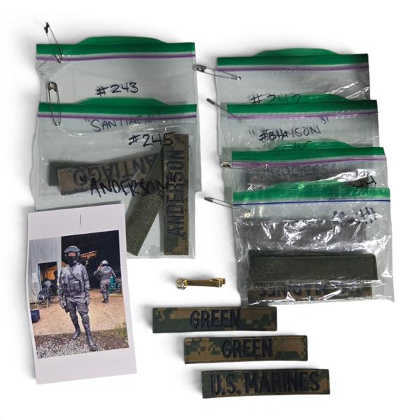 Group of Movie Set - Personalized Military Name Patches