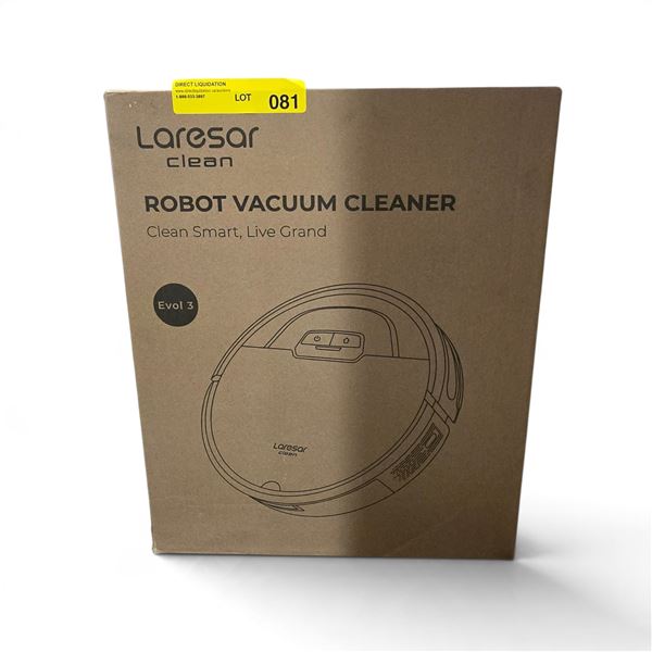 Open Box Laresar Clean Robot Vacuum Cleaner