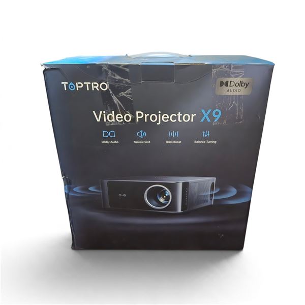 Open Box Toptro Video Projector X9