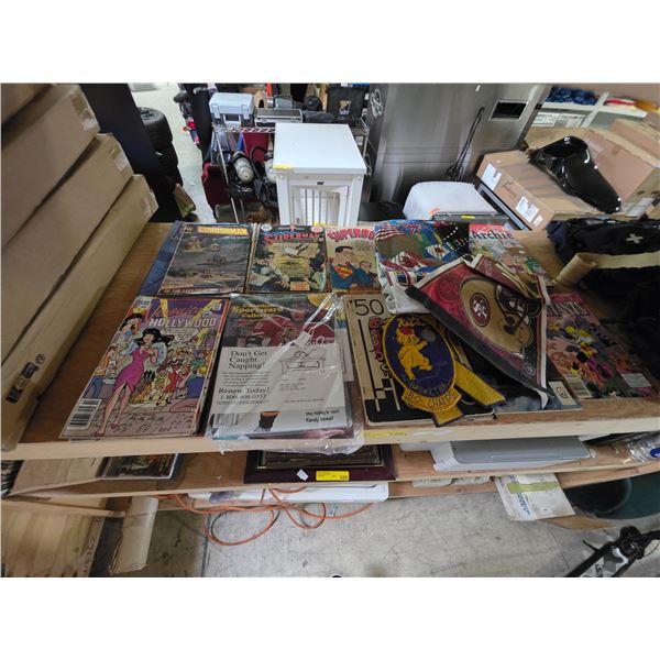 Group of Vintage Comics - Veronica Hollywood, Cisco Kid, Condorman, Basketball BC Champs Stitch, Etc