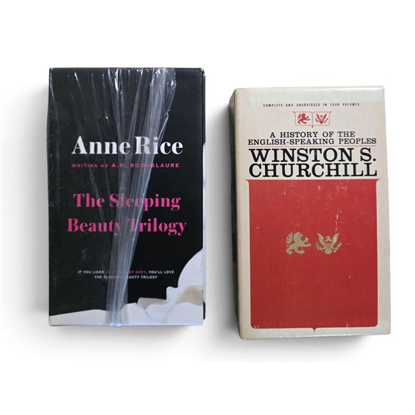 Anne Rice Sleeping Beauty Trilogy & Winston Churchill History of the English-Speaking Peoples Book S