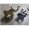 Image 2 : Set of 2 Decorative Elephant Figurines
