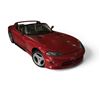 Image 1 : Red Dodge Viper Convertible Diecast Model Car with Opening Doors