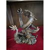 Image 3 : Metal Dragon Statue, Approx. H12" x 9"