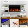 Image 2 : J&R Home Products Decor Series 58" Floating Electric Fireplace Mantel