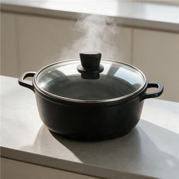 NIB 24cm Ceramic Coating Soup Pot