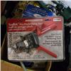 Image 2 : 3 Boxes of assorted Tools & Hardware - includes NW Surlok Pro Pinch Clamp & More