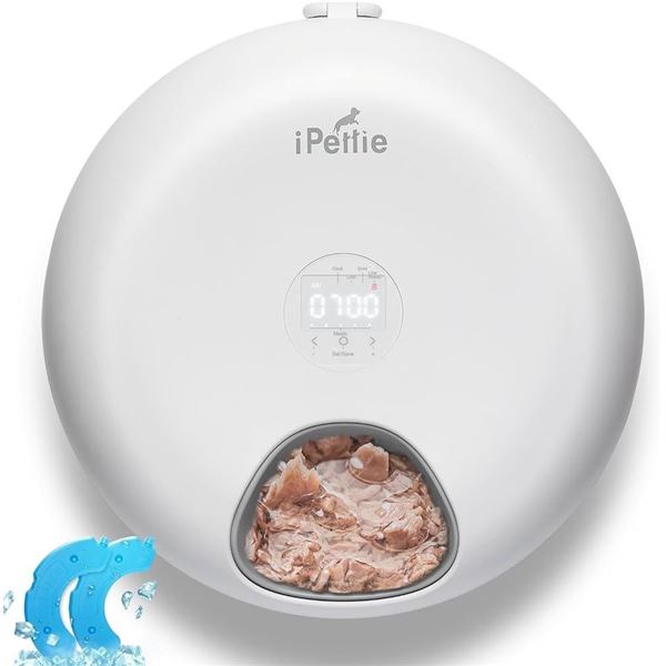 BNIB Ipottie Donut Frost 6-Meal Automatic Pet Feeder - R.V. $109.100