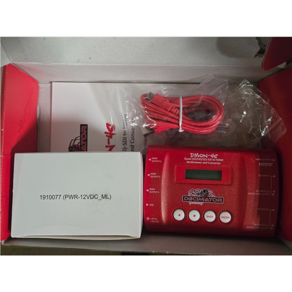 Open Box Decimator Multiviewer & Converter - with accessories